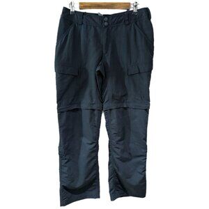 The North Face Women’s 8 Black Nylon Convertible Cargo Hiking Outdoors Pants